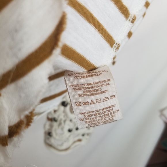 Free People Hard Candy Stripe Cuff Top Small - Picture 7 of 7